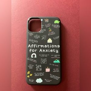 Affirmation of Anxiety iPhone case